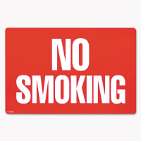 COSCO 2-sided No Smoking Sign